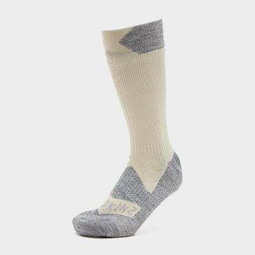 Beige Sealskinz Raynham Waterproof Sock