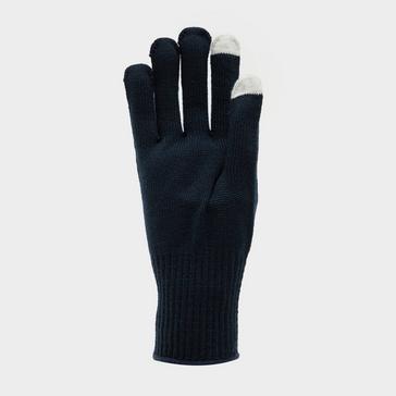 Blue Sealskinz Men's Hanworth Merino Gloves