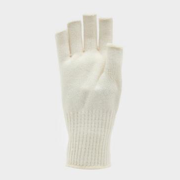 Beige Sealskinz Thornham Merino Fingerless Glove