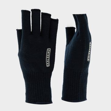 Navy Sealskinz Thornham Merino Fingerless Glove