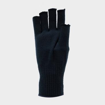 Navy Sealskinz Thornham Merino Fingerless Glove