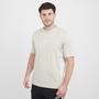 Beige adidas Men’s Essentials 3-Stripes Single Jersey T-Shirt