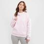Pink adidas Women's Essentials 3-Stripes Full-Zip Fleece Hoodie