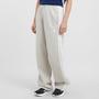 Beige adidas Women’s Essentials 3-Stripes Open-Hem Fleece Pants