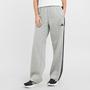 Grey adidas Women’s Essentials 3-Stripes Open-Hem Fleece Pants