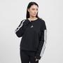 Black adidas Women's Essentials 3-Stripe Fleece Sweatshirt