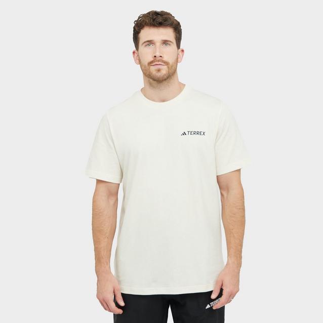 Adidas back print tee sales