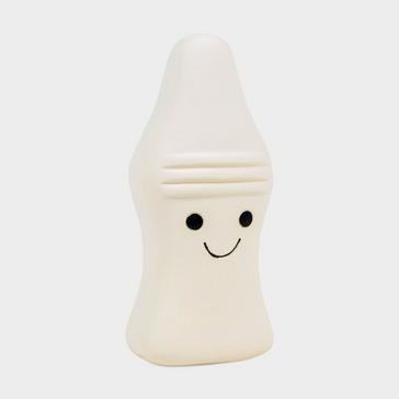 White Petface Ernie The Milk Bottle Latex Dog Toy