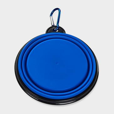 Blue Petface Outdoor Paws Collapsible Travel Dog Bowl 