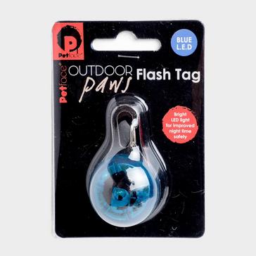 Blue Petface Petface Outdoor Paws Flash Tag 