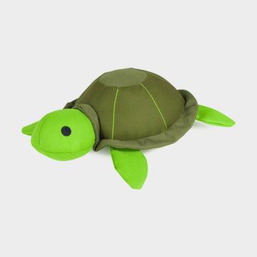 Green Petface Planet Tessi Turtle Plush Dog Toy