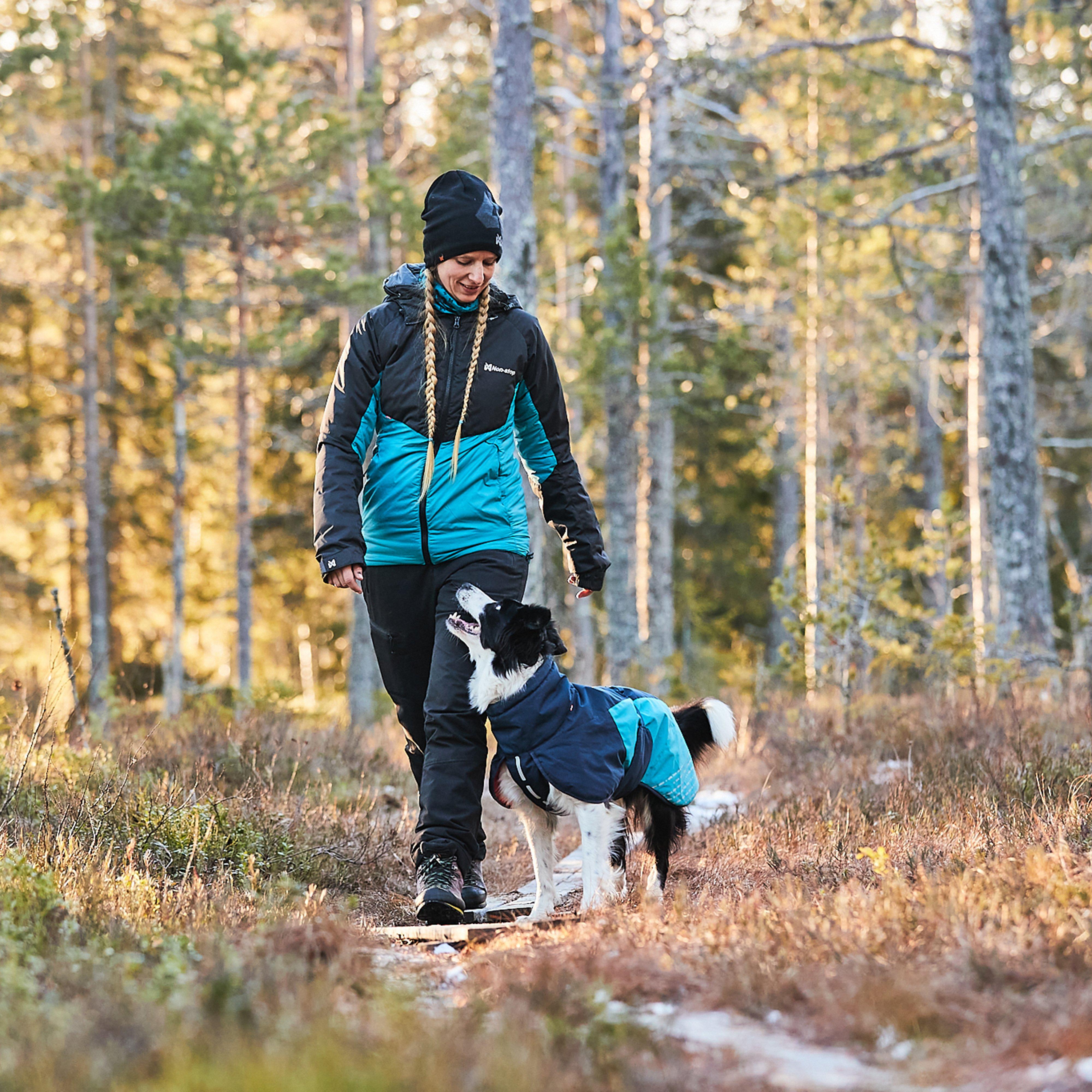 Non-stop Dogwear Glacier Wool Jacket 2.0 – Hundejacke Mit Ulvang-Wollfutter, Größe 27, Farbe Navy