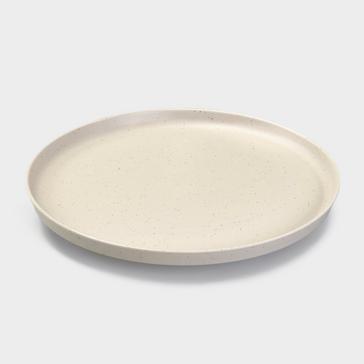 White HI-GEAR Deluxe Melamine Plate