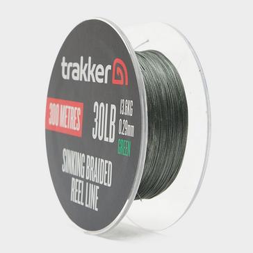 Green Trakker Sinking Braided Reel Line 30lb 300m 