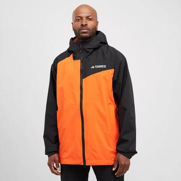 Orange adidas Terrex Men's Multi 2L RAIN.RDY Jacket