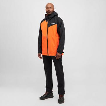 Orange adidas Terrex Men's Multi 2L RAIN.RDY Jacket