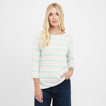 Green Crew clothing Women’s Essential Breton Stripe Top