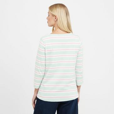 Green Crew clothing Women’s Essential Breton Stripe Top