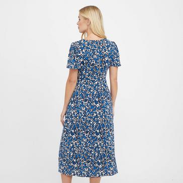 Blue Crew clothing Women’s Jenna Printed Scoop Neck Dress