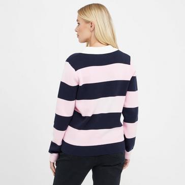 Pink Crew clothing Women’s Knitted Rugby Shirt