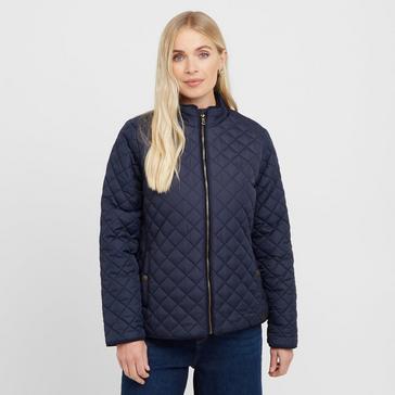 Navy Crew clothing Women’s Midweight Diamond Quilted Jacket