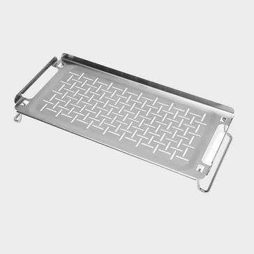 Silver Weber Griddle Keep Warm Rack