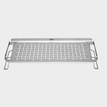Silver Weber Griddle Keep Warm Rack