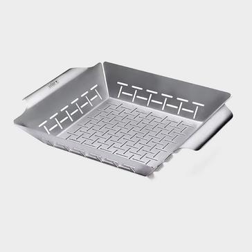 Silver Weber Deluxe Grilling Basket