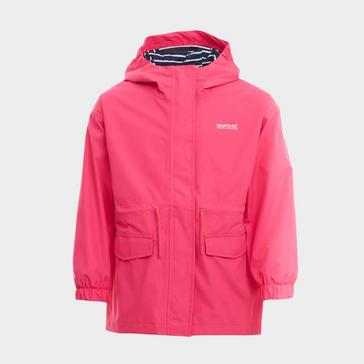 Pink Regatta Kids' Ballina Waterproof Jacket