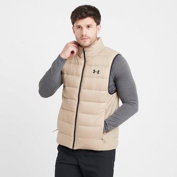 Beige Under Armour Men's Legend Down Vest