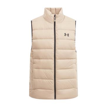 Beige Under Armour Men's Legend Down Vest