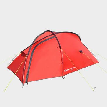 Red Berghaus Refurbished Cairngorm 3 Tent