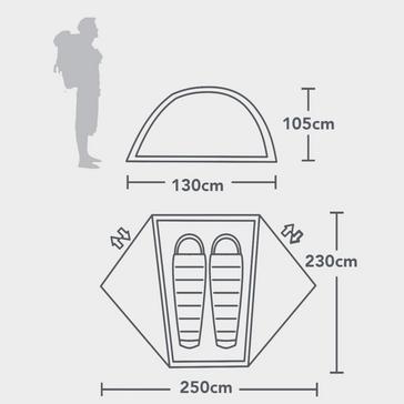 Blue OEX Refurbished Pantha II Ultralite Tent