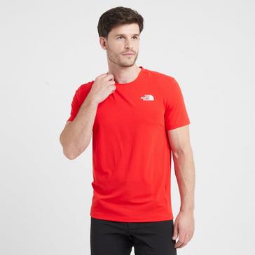 Red The North Face Men’s Lightning Alpine Short Sleeve T-Shirt