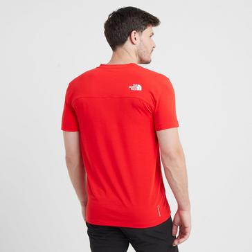 Red The North Face Men’s Lightning Alpine Short Sleeve T-Shirt