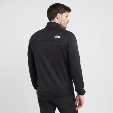 Black The North Face Men's Crest Full-Zip Fleece