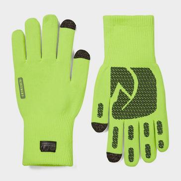 Yellow Sealskinz Unisex Anmer Waterproof Ultra Grip Glove