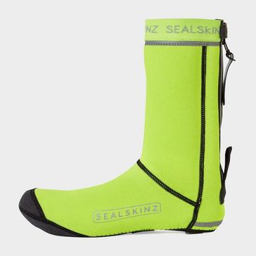 Yellow Sealskinz Unisex Caston Cycle Overshoe