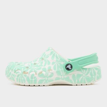 Green Crocs Women’s Baya Printed Clogs