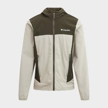Green Columbia Men's Heather Canyon™ II Hooded Hiking Softshell Jacket