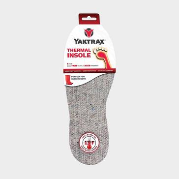 Grey Yaktrax Unisex Thermal Insoles