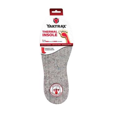 Grey Yaktrax Unisex Thermal Insoles