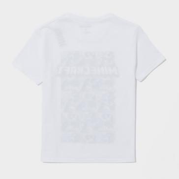 White Minecraft Kids’ Minecraft Graffiti T-Shirt