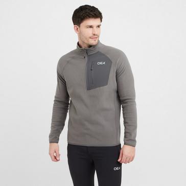 Grey OEX Men’s Braewick Half Zip Fleece