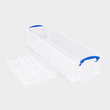 Clear Really Useful 22L 2 Tray Storage Box