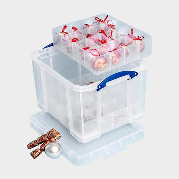 Clear Really Useful XXL Storage Box - 35L