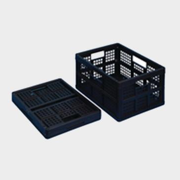 Black Really Useful Folding Crate 32L