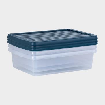 Green WHAM Box with Lid 16 Litre 2 Pack