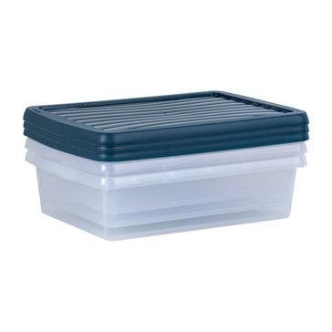 Green WHAM Box with Lid 16 Litre 2 Pack