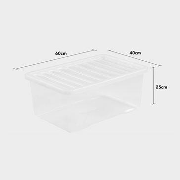 Clear WHAM 45L Crystal Storage Box